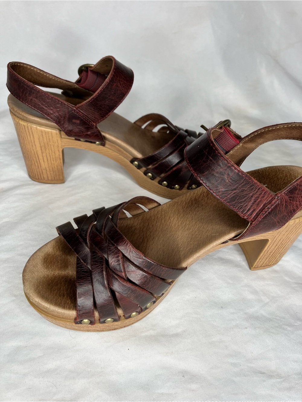 Dansko Dawson strappy leather heeled sandal 37
